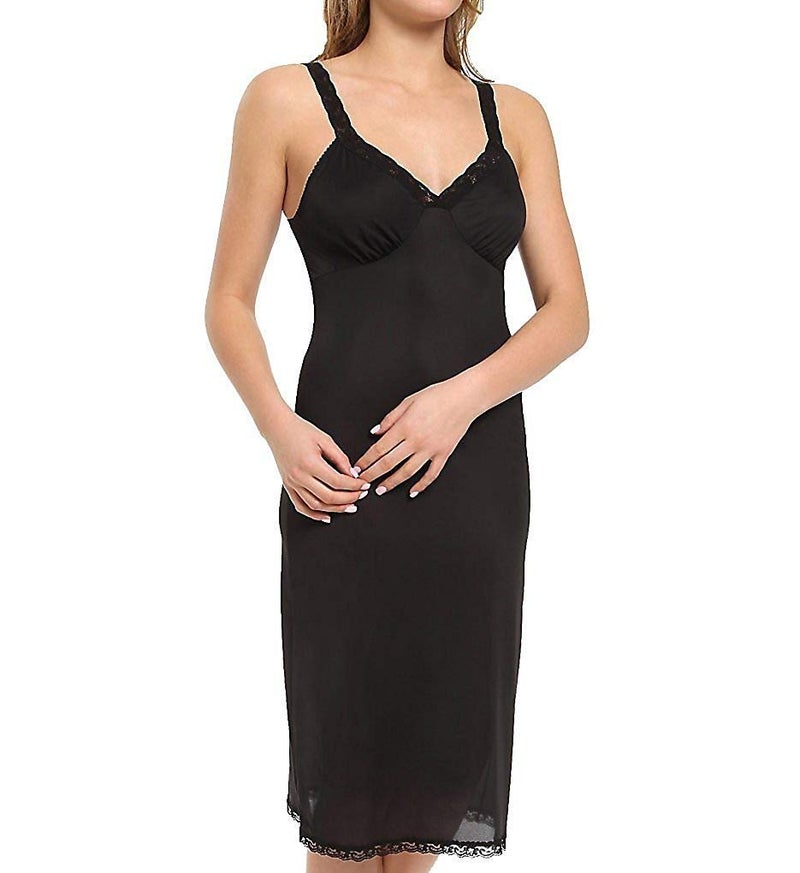 Shadowline Women's Daywear 24 Inch Full Slip 2701424 34 Black - Image 2