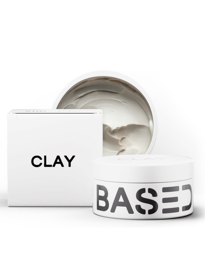 استنادا الي طين تصفيف الشعر برائحة منعشة، لمعان متوسط، يُستخدم لتصفيف الشعر، تأثير غير لامع، ملمس مُحسّن، 145 جرام - Image 1