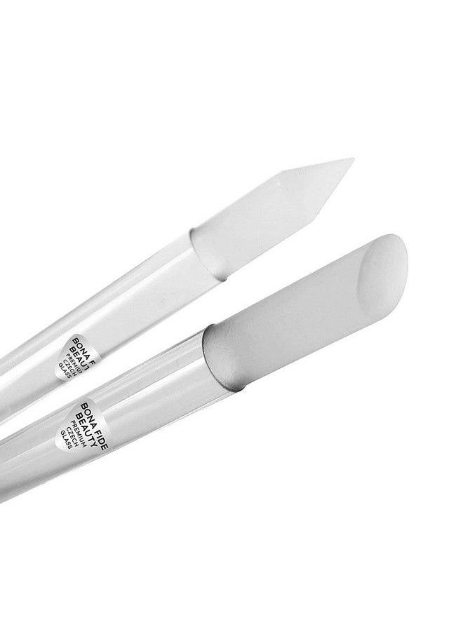 Bona Fide Beauty - Glass Cuticle Pusher By Bona Fide Beauty Dual Ended Manicure Stick Premium Czech Glass Manicure Tools - Image 1