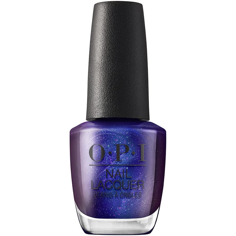 OPI Nail Lacquer Abstract After Dark | Opaque Dark Purple Shimmer Chip Resistant Nail Polish | Downtown LA Collection - Image 1