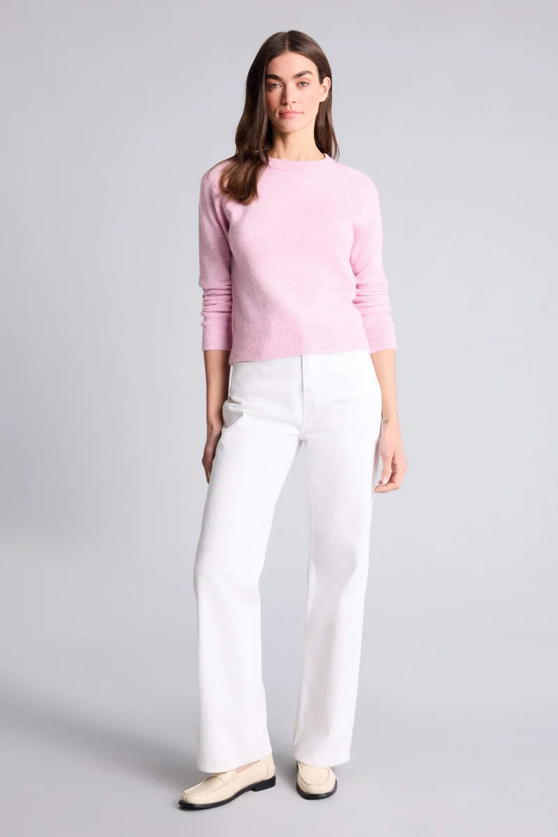 ديفاكتو Regular Fit Crew Neck Basic Soft Touch Knit Pullover