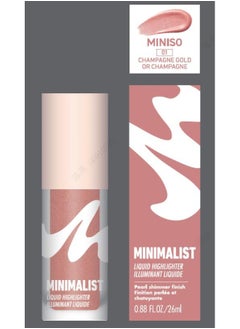Miniso MINISO Minimalist Liquid Highlighter (01 Champagne Gold) – Illuminate Your Features with a Subtle Glow 