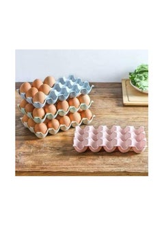 Generic egg organizer takes 15 eggs 3pieces multiple colors 