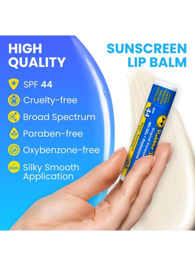 Rubber Ducky Lip Balm Spf 44 Lip Sunscreen 24 Pack Spf Lip Balm Water Resistant Vegan Broad Spectrum Lip Care With Vitamin E For Moisturized Lips Vanilla Flavor .15 Oz Each Bulk Pack - Image 3