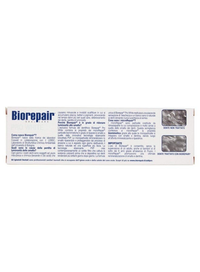 Biorepair Iorepair Pro White Dentifricio Restituisce Il Bianco Naturale Al Tuo Sorriso 75 Ml - Image 4