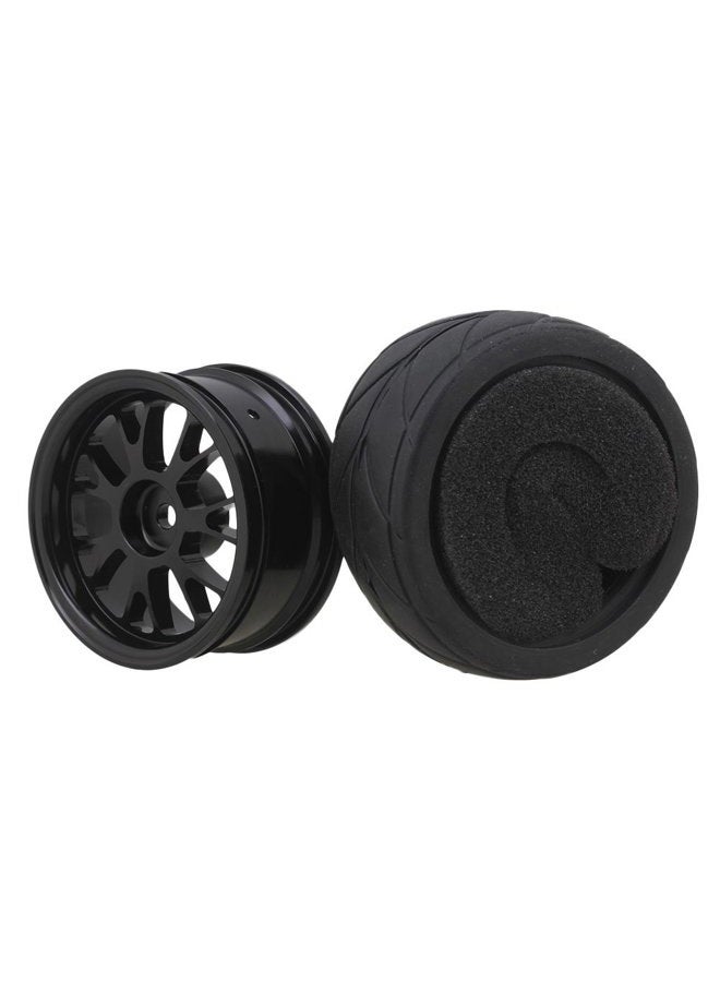 BQLZR Y shape Hub Wheel Rim&Tires HSP 1:10 On-Road RC Flat Racing Car 20106 Pack Of 4 - Image 4