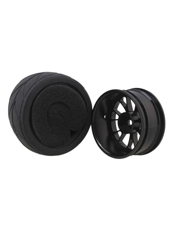 BQLZR Y shape Hub Wheel Rim&Tires HSP 1:10 On-Road RC Flat Racing Car 20106 Pack Of 4 - Image 5