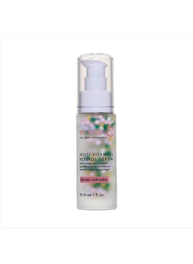 EmerginC - emerginC MultiVitamin + Retinol Serum - Micro-Encapsulated Spheres + Vitamin C to Help Combat Visible Signs of Aging, Sensitive Skin + Minor Redness (1.0 oz, 30 ml) - Image 1