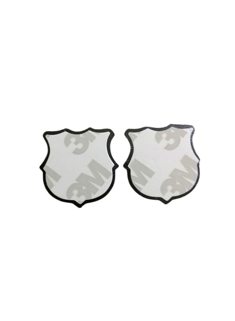 2 Pieces of Barcelona Metal Sticker for Mobile or Any Smooth Surface - Image 3