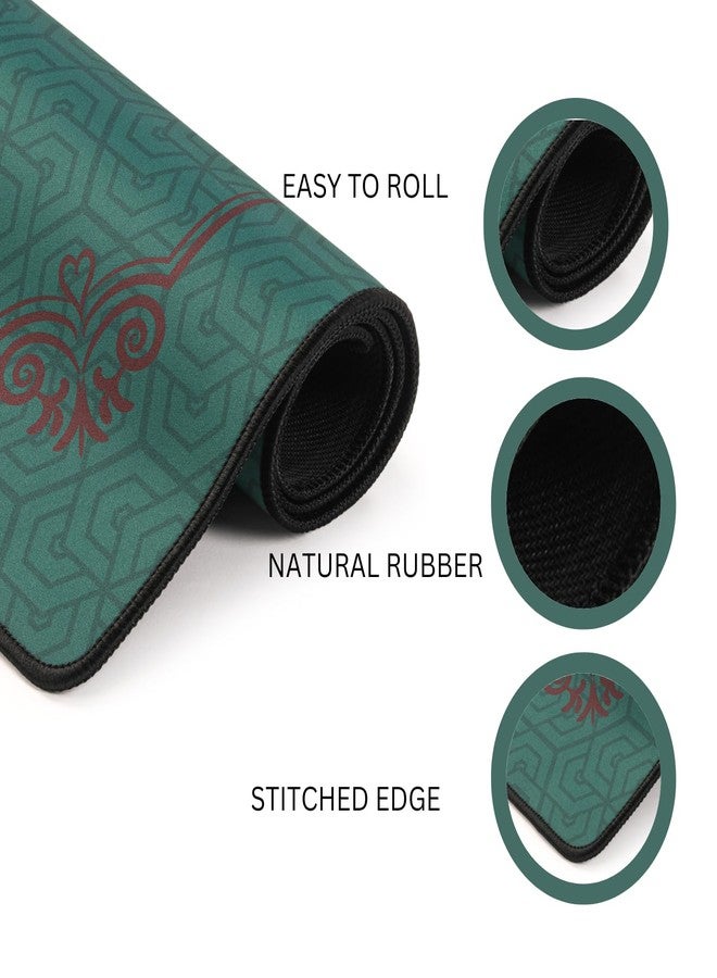 Feltectors Mahjong Mat for Table, Green, 34 x 34 Inches - Image 4