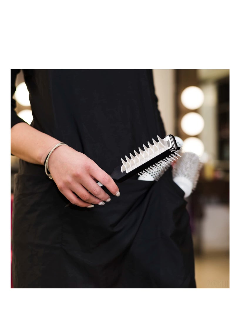 Excefore - Hair Styling Brush Combs for Hair, 2 Pack Portable Double Sided Pick Combs, Instant Hair Volumizer Tool, Bounce Curl Defining Brush, Hair Style Curl Comb Hair Brushes for Women, Men, Black - Image 1