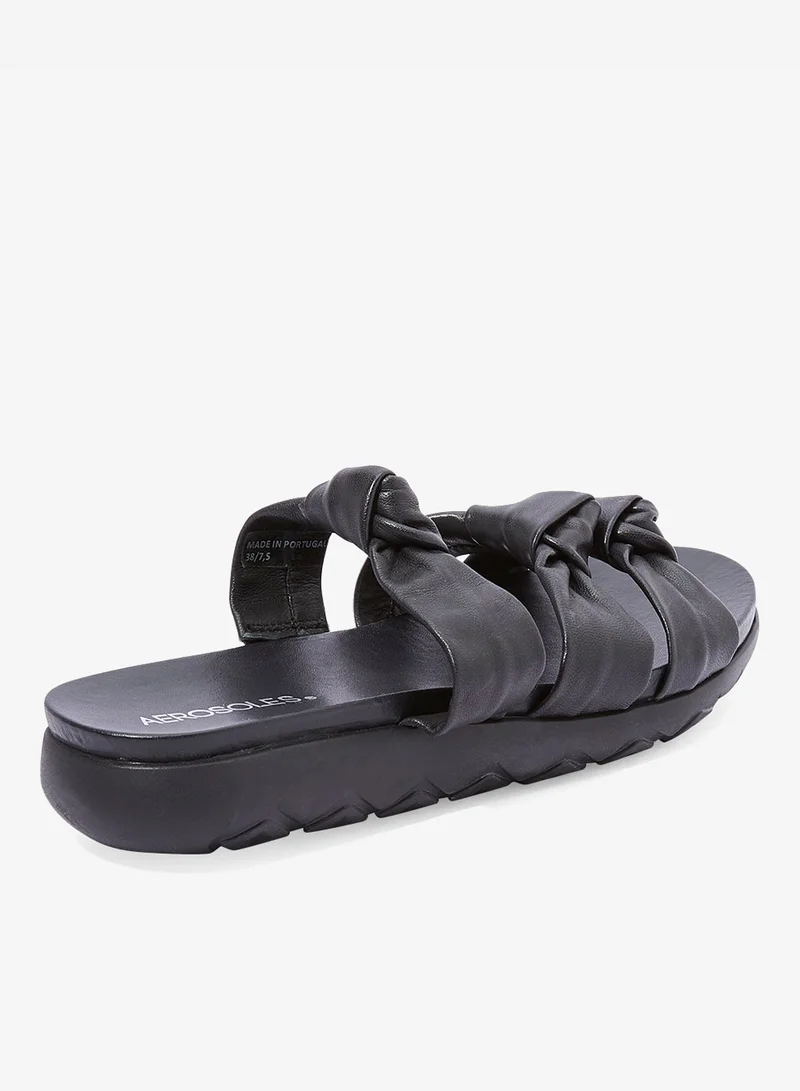 ايروسولز Dune London Black Belissa Platform Heel Mules