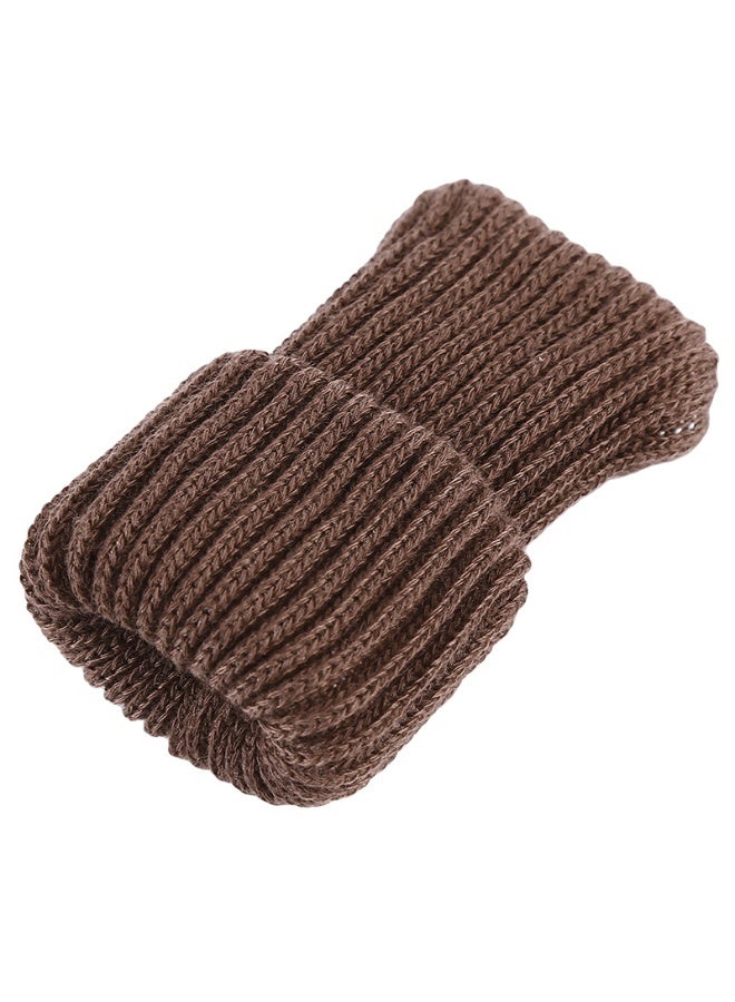 16pcs Furniture Leg Protectors , Protectors Knitted Chair Leg Cover Moving Easily and Reduce Noise Wood Floor Protectors（Brown） - Image 3