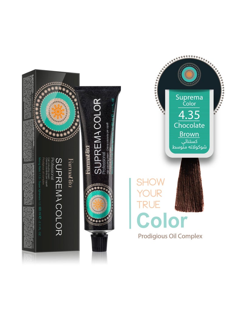 FarmaVita - Suprema Hair Colour 60 ml 4.35 - Image 1
