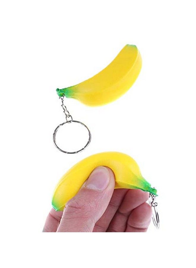 iMagitek 15 Pack Banana Keychains For Kids Party Favors Supplies School Carnival Prizes Party Bag Gift Fillers Banana Stress Relieve Toy - Image 3