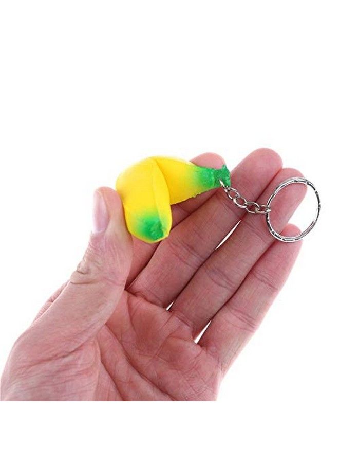 iMagitek 15 Pack Banana Keychains For Kids Party Favors Supplies School Carnival Prizes Party Bag Gift Fillers Banana Stress Relieve Toy - Image 4