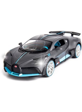 1/32 Bugattii Divo Model Car, Alloy Diecast Pull Back Toy Vehicle with Light and Music, Supercar Toys for Toddlers Kids Children Gift (Dark Gray) - pzsku/ZFD9F078573C4EE026488Z/45/_/1684682334/e407e405-25e7-4faa-ba6e-ad6b7c4c60d8