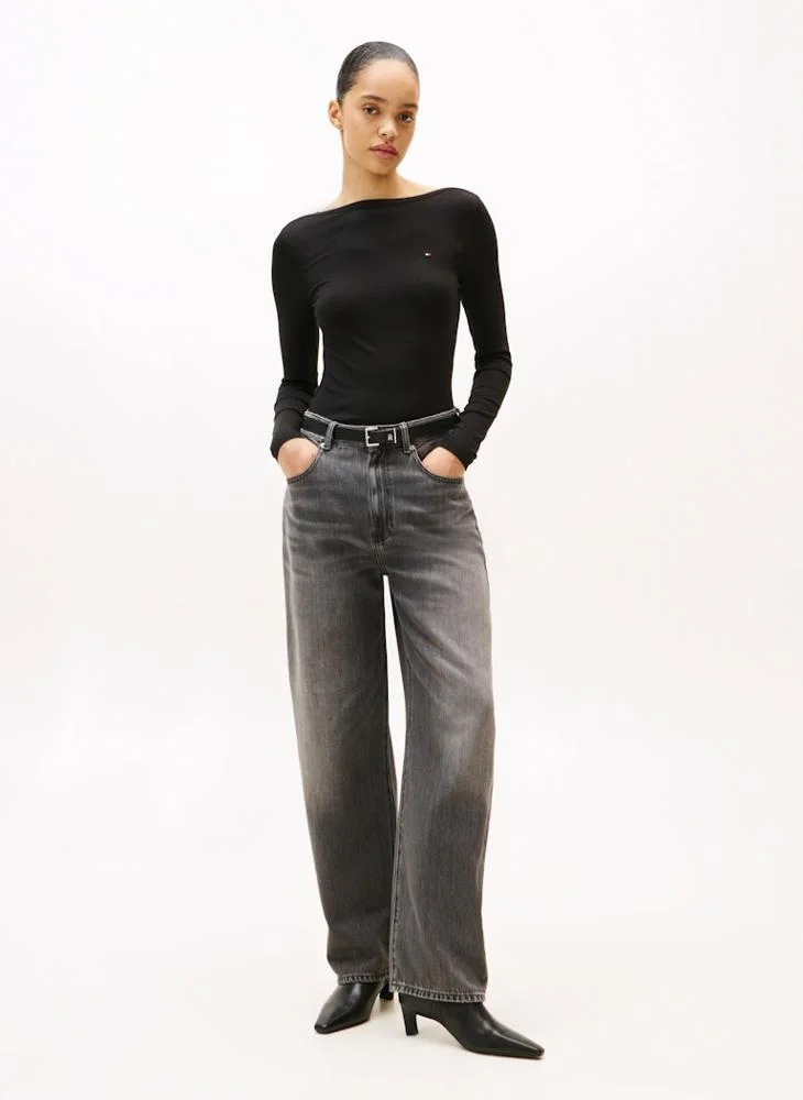 تومي هيلفيغر Striped Crew Neck T-Shirt