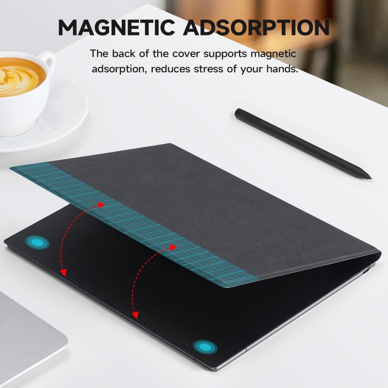 Ayotu Case for Remarkable 2 Paper Tablet 10.3" 2020 Released, Book Folio Design with Bulit-in Magnet, Premuin PU Leather Cover, Black (Exclusive Templates Provided) - Image 3