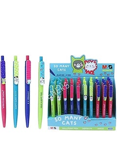 M&G M&G Multi-Coloured Blue Ballpoint Pen - Assorted color` 