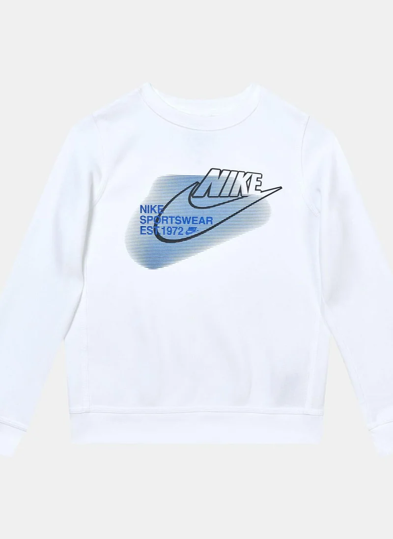 نايكي Kids' Sportswear Standard Issue Sweatshirt