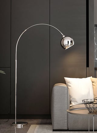 Modern Floor Lamp Standing Lamp Decor Lighting for Home Office Bedroom Retail Warm White Lights Chrome Body 12W with E27 Bulb H188xL100xW28 cm - pzsku/ZFD9F46E394990D33C75BZ/45/_/1676034100/2f8f9437-35e8-42ba-9b2b-9ed5f635ccad