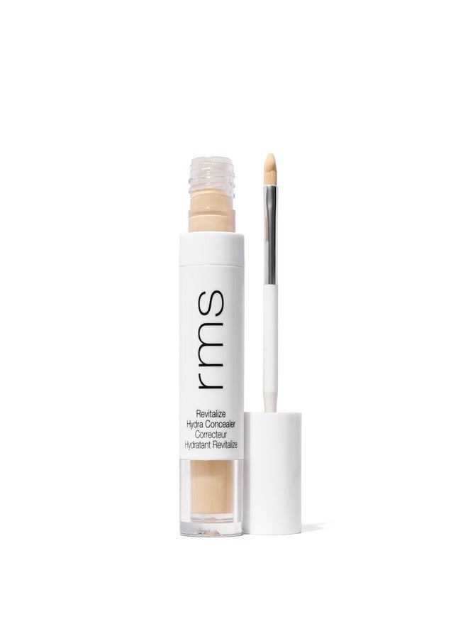 RMS Beauty Revitalize Hydra Concealer, Medium Coverage Hydrating Liquid Complexion Perfector, Skincare-Infused Lightweight and Creaseproof with Built-In Brush Applicator - Image 1