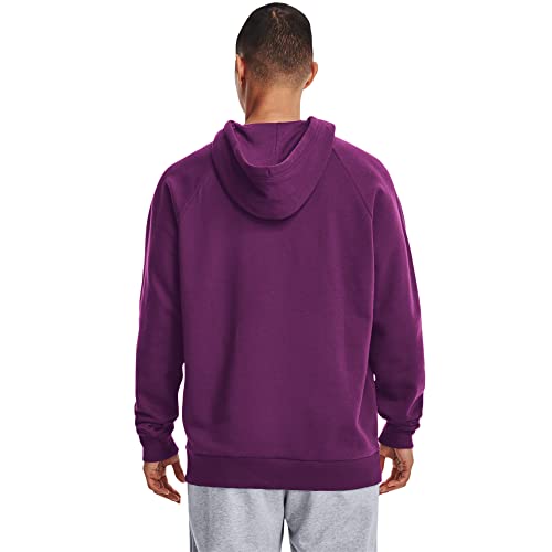 Under Armour Mens Rival Fleece Big Logo Hoodie, (514) Rivalry / / Onyx White, X-Small - Image 2