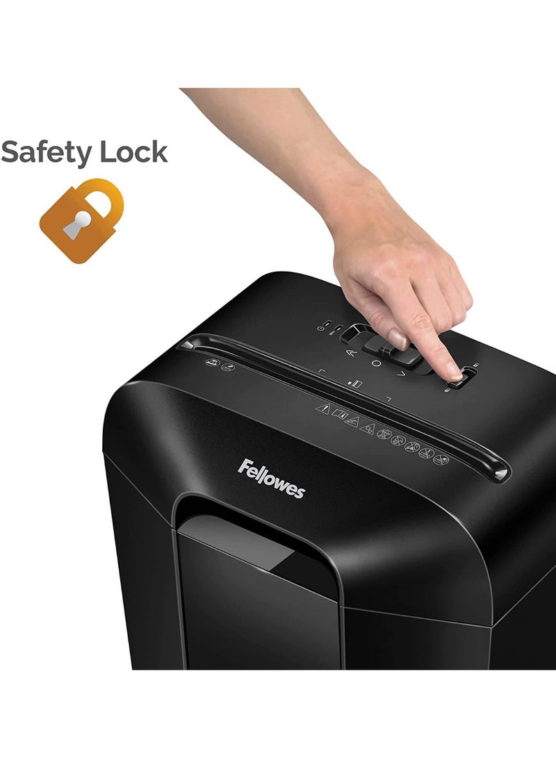Fellowes Powershred LX50 9 Sheet Cross-Cut Shredder - Image 5