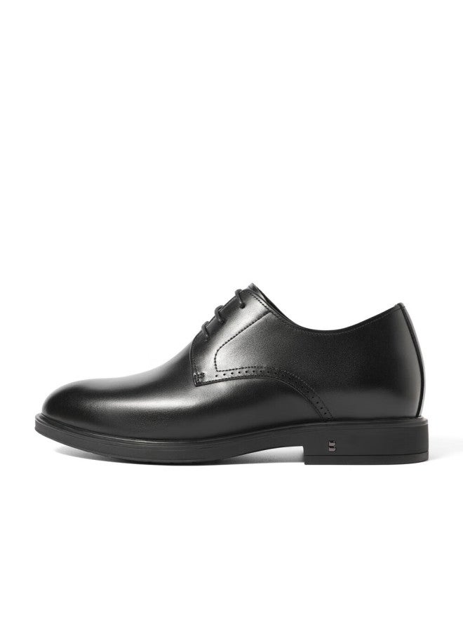 Belle Men's Business Formal Leather Shoes Casual Height Increasing Soft Bottom Genuine Leather Shoes 10503am0 Black-internal Height Increase 39 - Image 5
