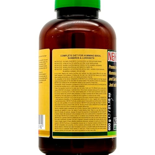 Nekton Nektar-Plus Complete Diet for Hummingbirds 600gm / 21.16oz - Image 3