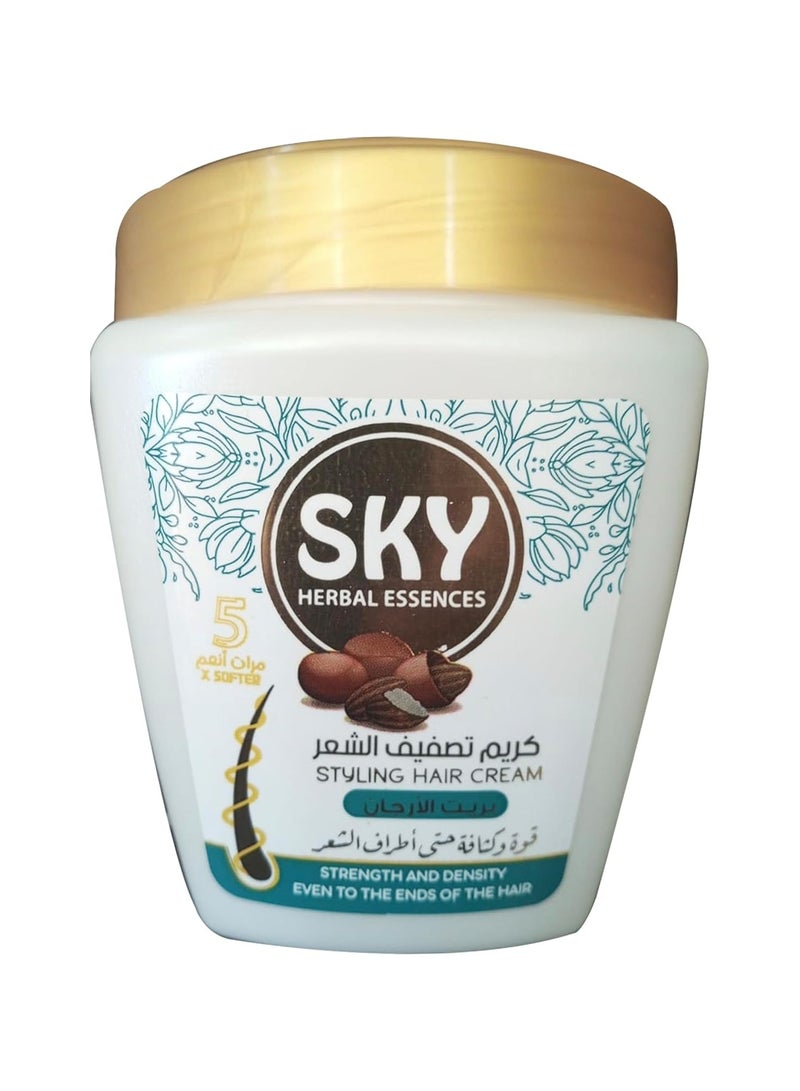SKY Hair Styling Cream With Argan Oil - 250gm - Image 1