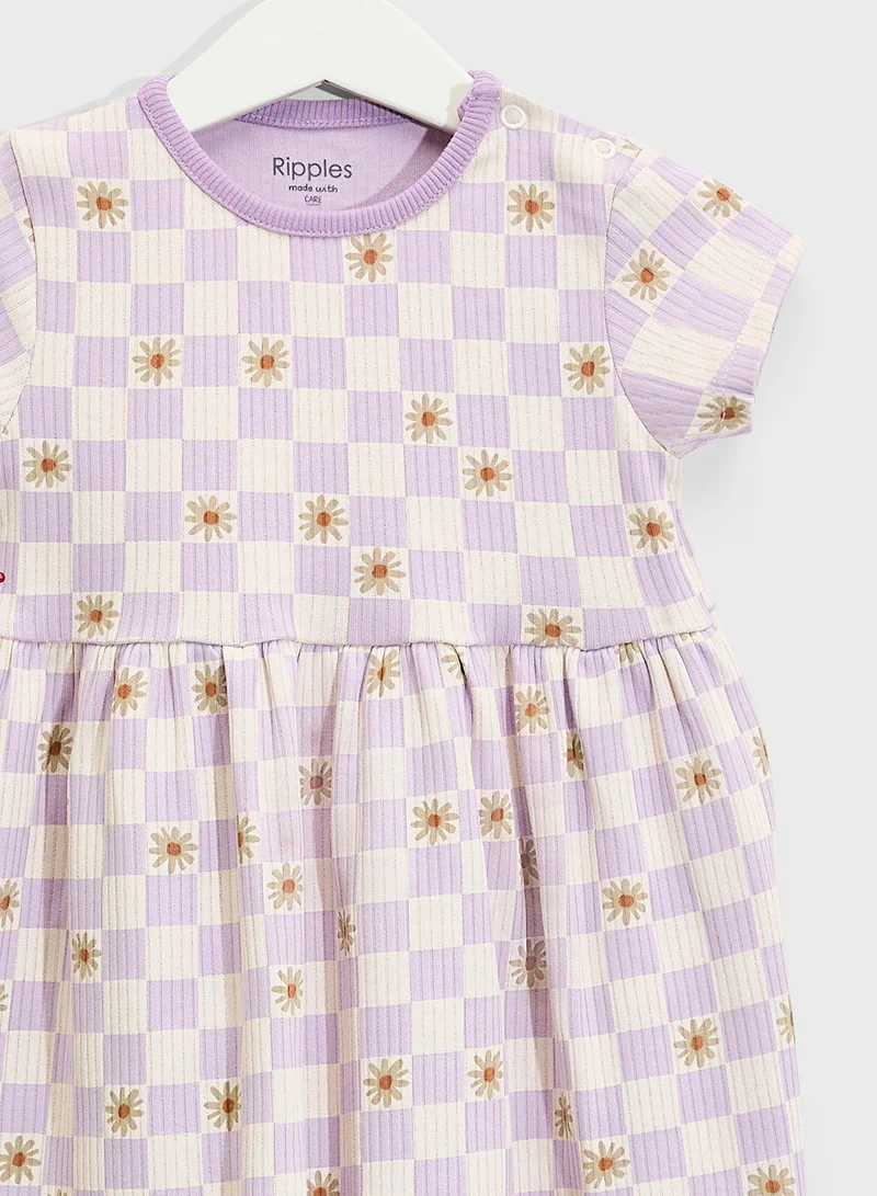 Ripples Girls Cotton Dress