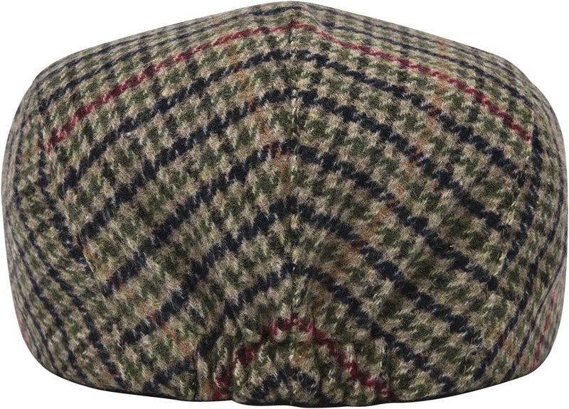 STARANCE Men's Flat Cap Wool Tweed Driving Irish Newsboy Hat - Image 5