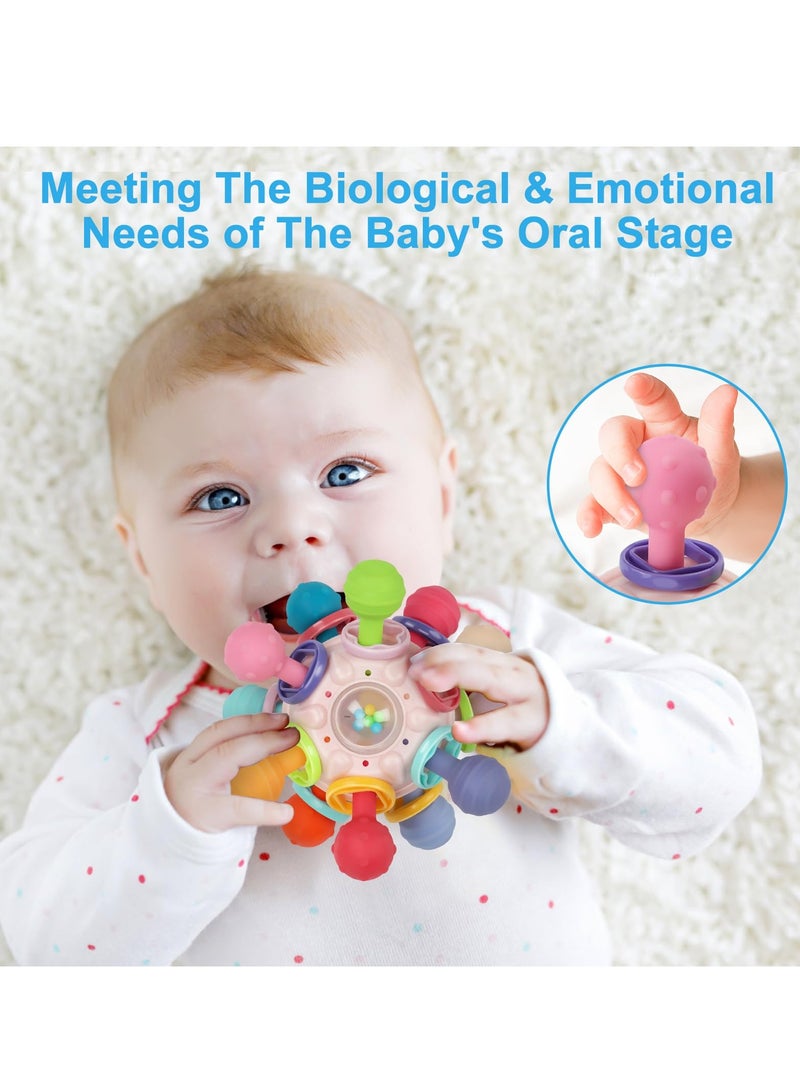 Baby Montessori Sensory Toys for 0-6 6-12 Months, Food Grade Teething Toys for Babies 0 3 6 9 12 18 Months, Newborn Infant Learning Developmental Toys Gifts for 1 2 Year Old Boys Girls  - Image 2