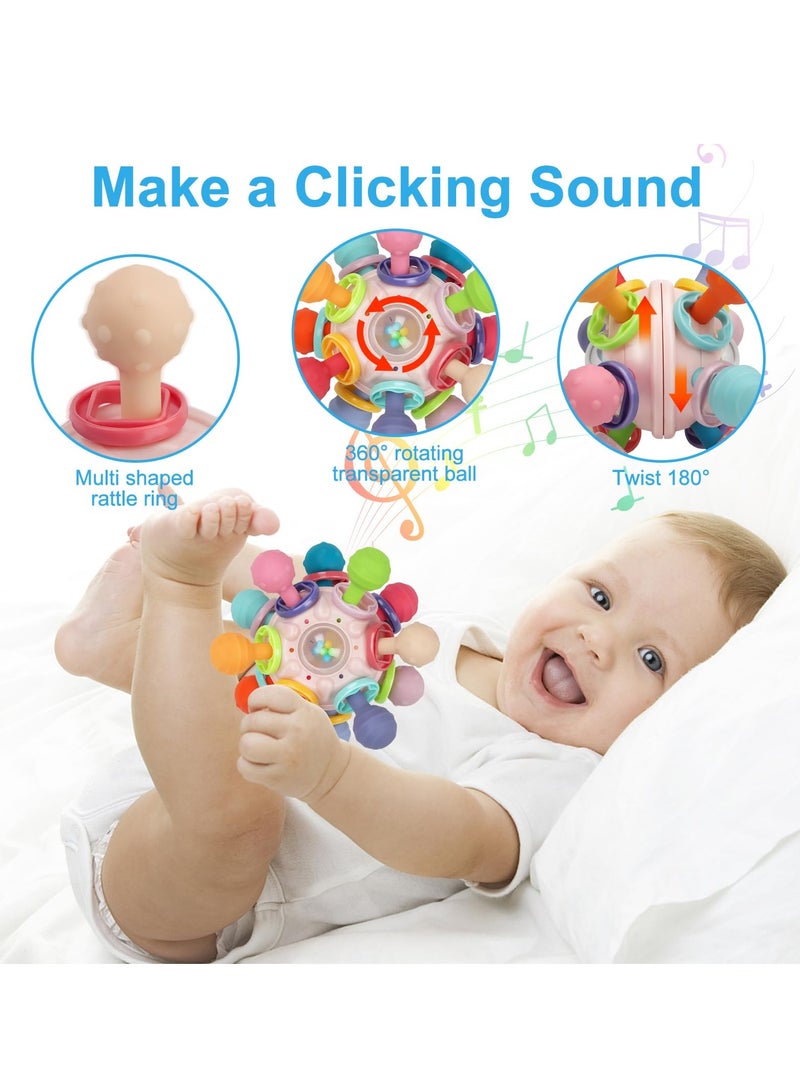 Baby Montessori Sensory Toys for 0-6 6-12 Months, Food Grade Teething Toys for Babies 0 3 6 9 12 18 Months, Newborn Infant Learning Developmental Toys Gifts for 1 2 Year Old Boys Girls  - Image 4
