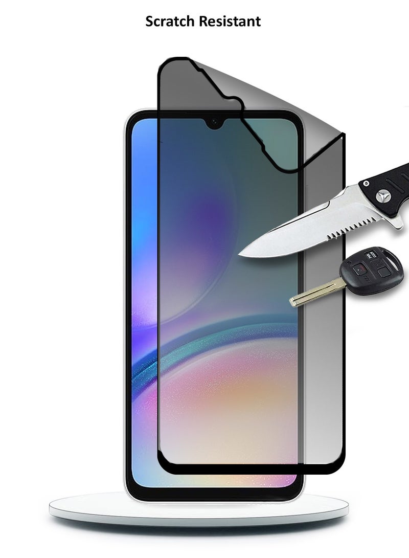 Wtech Samsung Galaxy A05s / A05 4G 2023 Nano Ceramic Privacy Full Glue Full Cover Matte Flexible Screen Protector (MSCNMP) - Clear/Black - Image 5