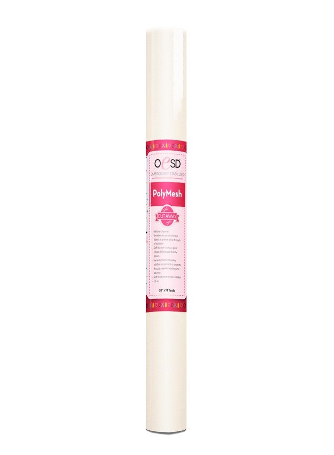 OESD Polymesh Cut Away Embroidery Stabilizer 20" x 10 yd Roll - Image 1