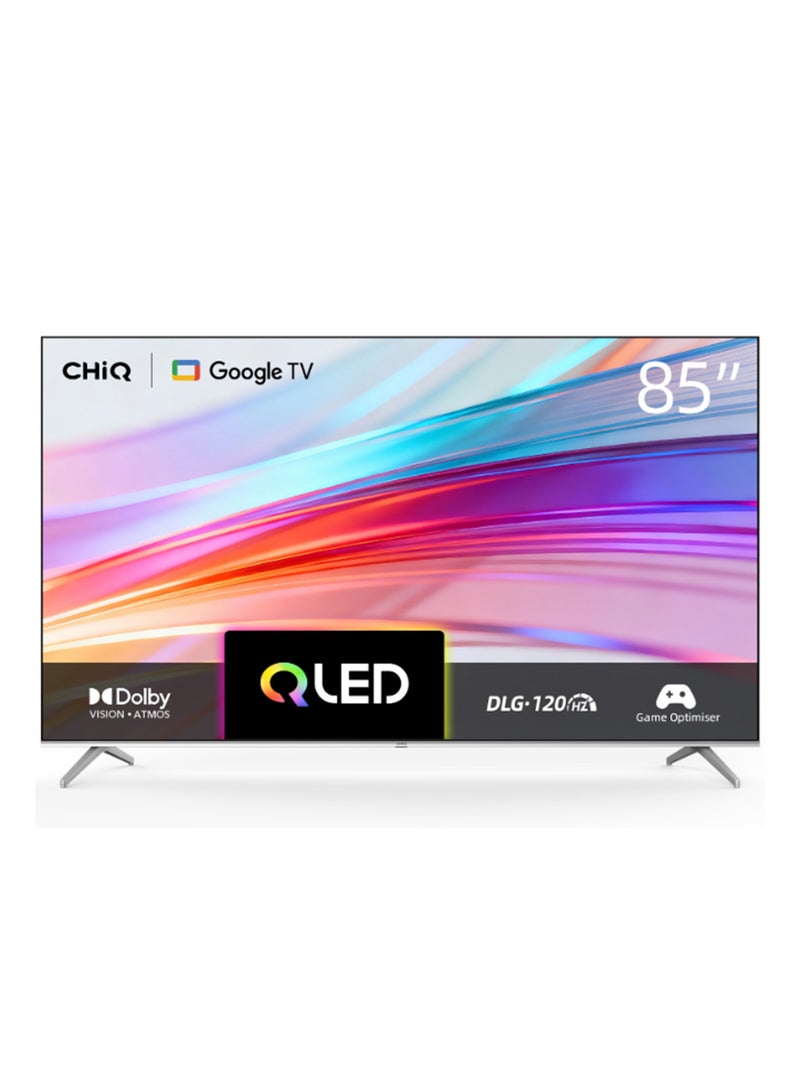 تشيك تلفاز ذكي جوجل 85 بوصة، QD، 2 جيجابايت رام + 16 جيجابايت روم، 120 هرتز، بدون إطار - Image 1