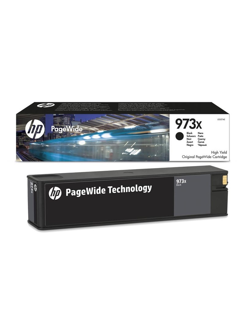 HP 973X High Yield Black Original PageWide Cartridge Black