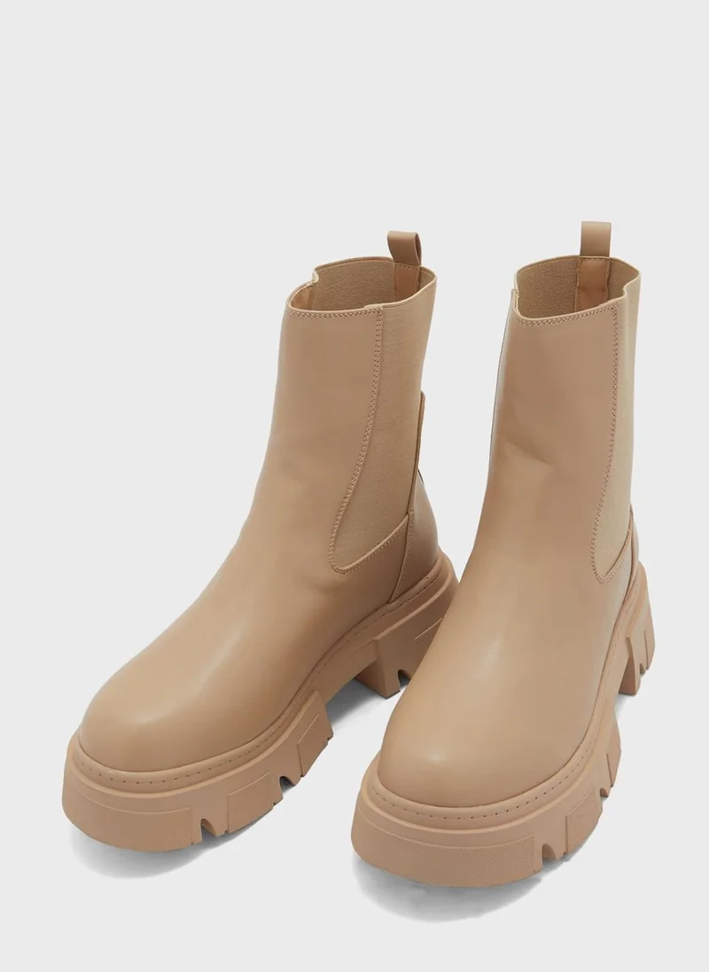 PUBLIC DESIRE Edgy Ankle Boot