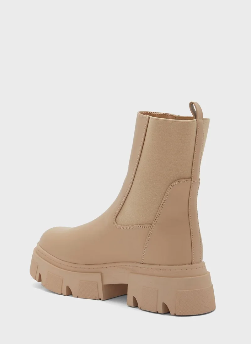 PUBLIC DESIRE Edgy Ankle Boot