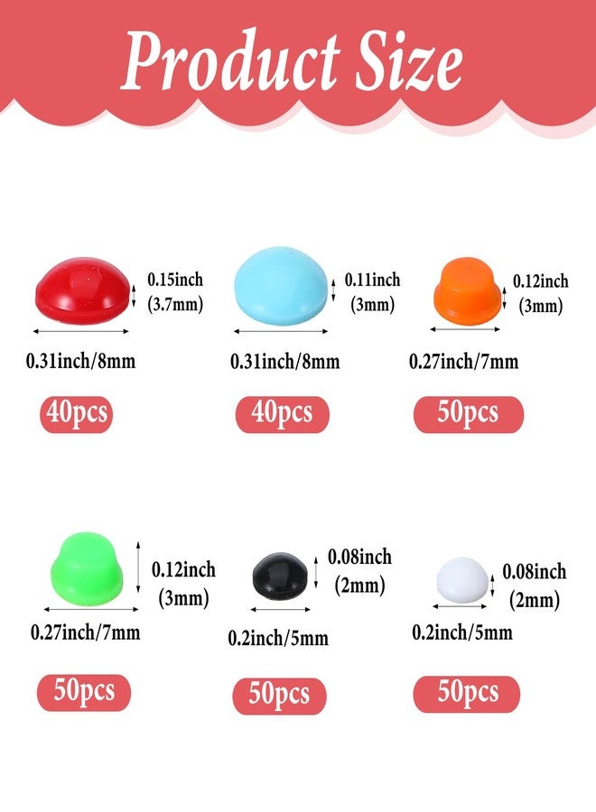 Sibba 280 Pcs Bump Dots for Visually Impaired, Silicone Braille Stickers Low Vision Aids Raised Tactile Dots for Elderly, Gifts for Blind People - Image 2
