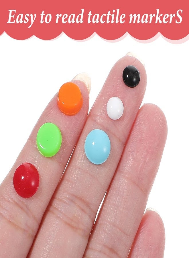 Sibba 280 Pcs Bump Dots for Visually Impaired, Silicone Braille Stickers Low Vision Aids Raised Tactile Dots for Elderly, Gifts for Blind People - Image 3