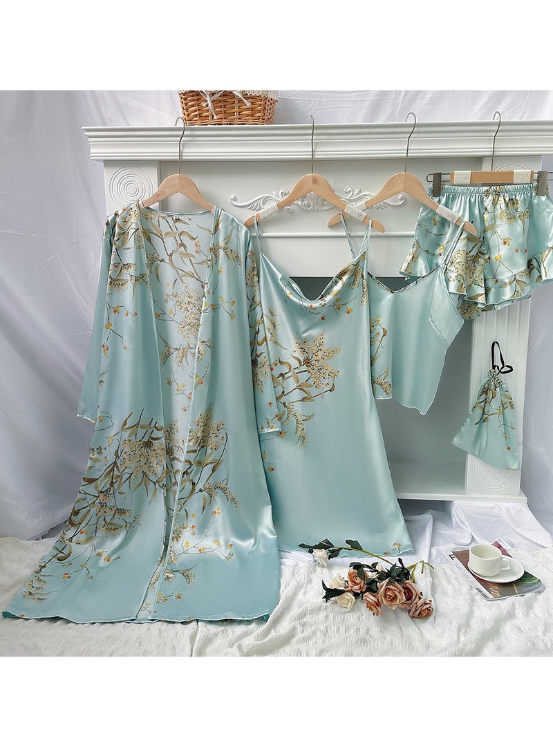 Thin Nightgown Suspender Shorts Suspender Skirt Suit 