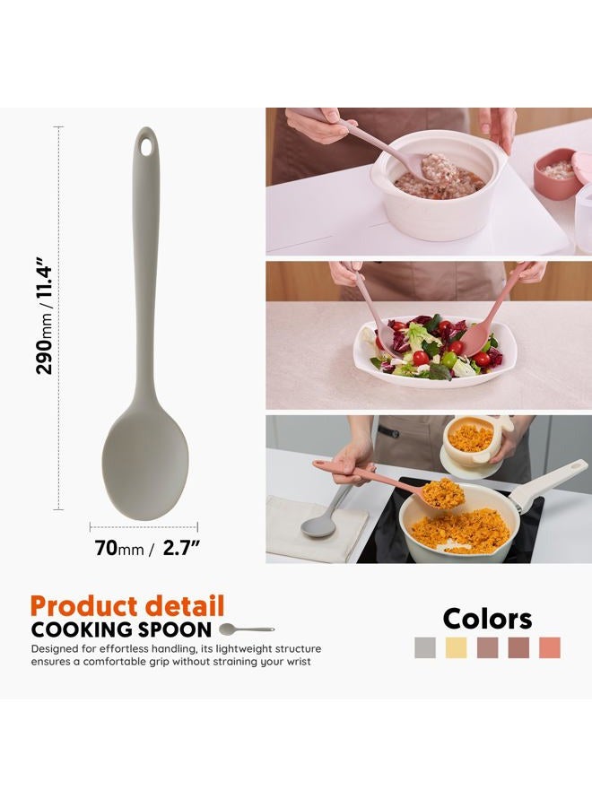 Firgi Cooking Spoon (WarmGray_Spoon, Large) - Image 2