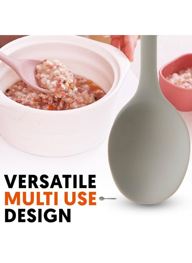 Firgi Cooking Spoon (WarmGray_Spoon, Large) - Image 3
