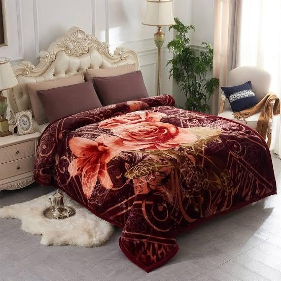 Bezzilish Home Bezzilish Home Luxurious Blanket Double Bed for Heavy Winter Mink Blanket Lightweight Specially for Diwali Gift Size 220 X 240 Cm Pack of 1 Multicolor 09 