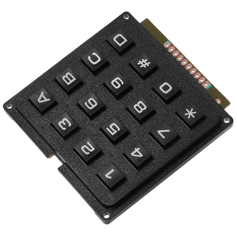 4x4 Matrix Keypad Keyboard Module 16 Key Array Tactile Switch For Microcontroller Industrial Use - Image 2