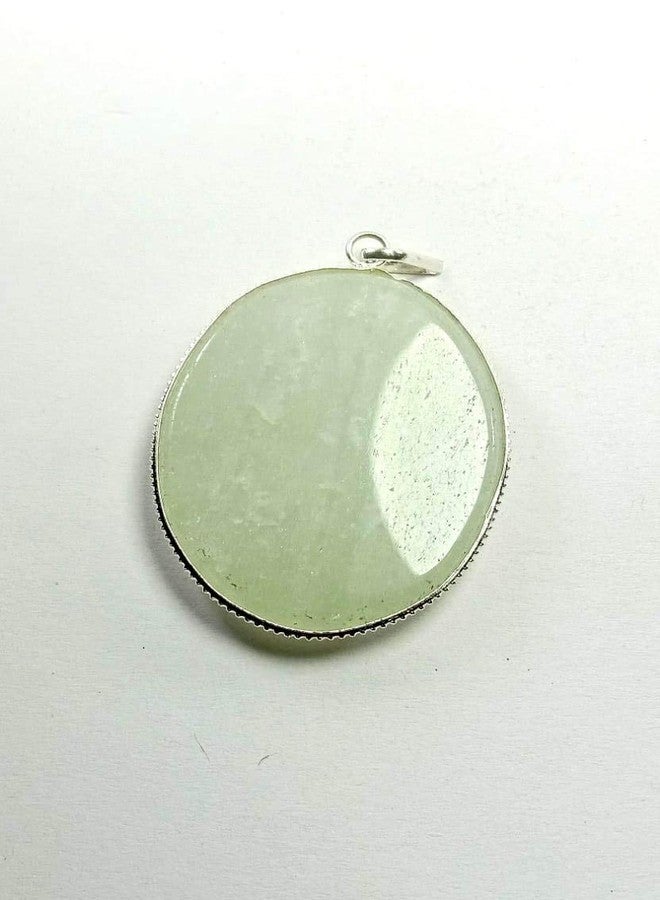 CA AGATE Green aventurine oval Healing Pendant Necklace Wire Wrapped reiki Healing Crystals Pendant - Image 4